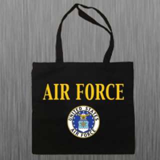 US United States Air Force USAF Canvas Tote Book Bag  
