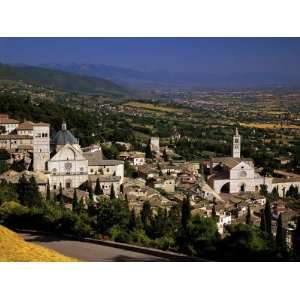  Assisi from the Rocca Maggiore, with the Cathedral of San 