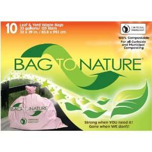  Bag to Nature Biodegradable Trash Bags   33ga (10 bags 