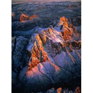  Aerial of Mountains in Zion National Park, Zion National Park 