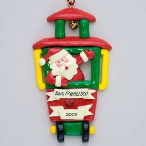  Personalized San Francisco Cable Car Ornament