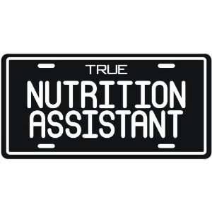   True Nutrition Assistant  License Plate Occupations