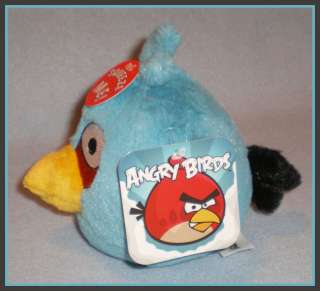 Angry Birds 5 Blue Plush with Sound NEW 022286908382  