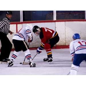  Ice Hockey Face Off, Torronto, Ontario, Canada 