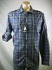 ABERCROMBIE & FITCH Button Up Shirt MENS XL NWT NEW White/Navy Plaid 