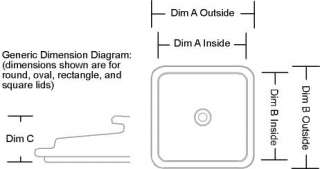 ANOLON Professional Series Replacement Lid, 6 5/8 Inch Round, Tempered 