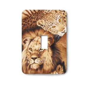   Big Cat Paradise Decorative Steel Switchplate Cover