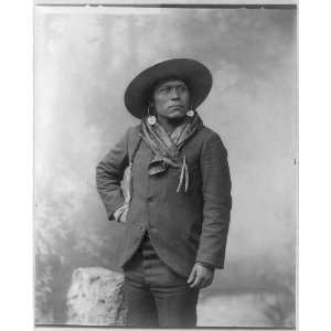  Atmo Pocatilla,c1899,Heyn,wearing hat and coat,standing 