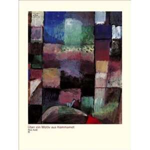  Uber Ein Motiv Aus Hammamet by Paul Klee. Size 23.5 