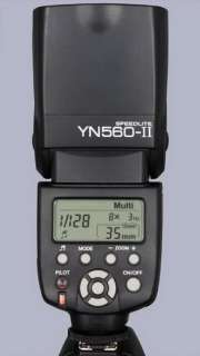 NEW Yongnuo YN560 II Flash Speedlite w LCD Screen For Canon 5D Mark II 