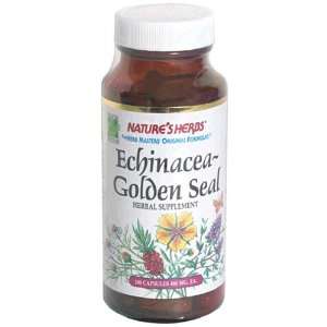  Natures Herbs Echinacea Golden Seal Capsules, 480 mg, 100 