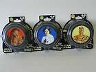 LOT OF 3 STAR WARS HOT BUTTONS PRINCESS LEIA  C 3PO & CHEWBACCA