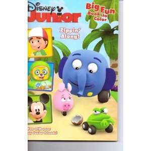  Disney Junior Big Fun Book to Color ~ Zippin Along 