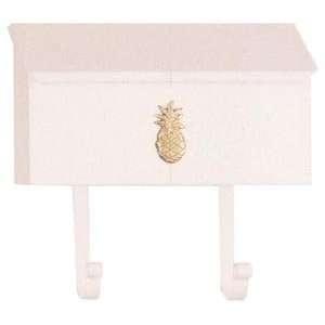   White Classic Rancher Wall Mounted Mailbox with