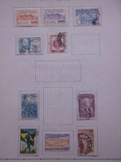 BRAZIL  Mint & Used old time collection on pages with old catalog 