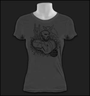 Women ANTON LAVEY Church Satan Crowley Lady Shirt S 3XL  
