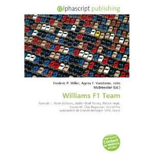  Williams F1 Team (French Edition) (9786132736567) Books