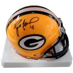  Brett Favre Green Bay Packers Autographed Mini Helmet 