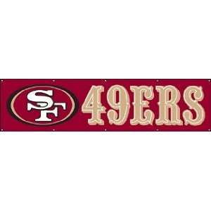  San Francisco 49ers Giant 8 Foot Nylon Banner Sports 