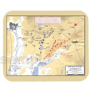  Battle of Austerlitz Map Mouse Pad 
