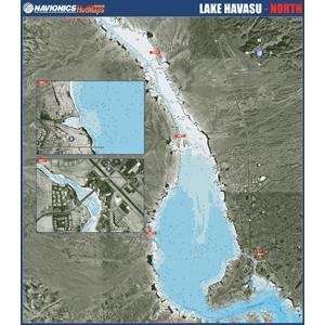  Navionics Paper Map Lake Havasu   North Arizona GPS 