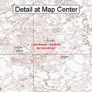  USGS Topographic Quadrangle Map   Lake Havasu City North 