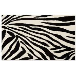   and Ivory Zebra Rug   26 x 8 Runner   Grandin Road