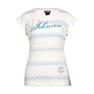 Chase Authentics Jimmie Johnson Ladies Inside Out Tee   Jimmie Johnson 