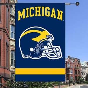 Michigan Wolverines 28 x 44 Navy Blue Applique Banner 