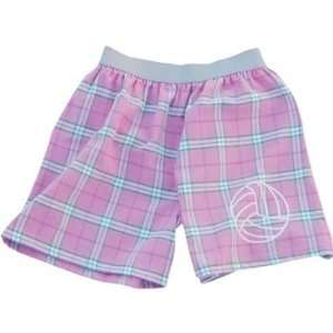  Boxercraft® Flannel Pink/Gray Volleyball Boxer Shorts 