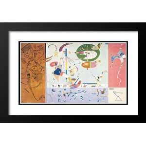   Framed and Double Matted Art 33x41 Parties Diverses