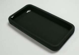 Black Soft Case Cover Skin Apple iPhone 4G 03  
