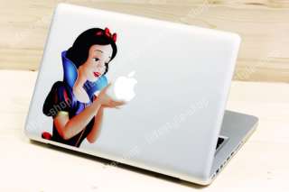 Snow White Decal Laptop Sticker for Apple MacBook Pro Air Unibody 11 