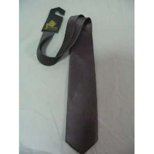  Mens 100% Silk Necktie  Soft Black Solid Color/No Design 