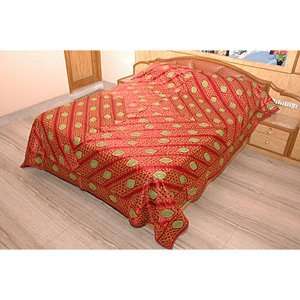  Aari Jari Hand Stitching Metallic Thread Bedspread 