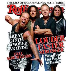  Rolling Stone Cover of Metallica Louder, Faster, Stronger 