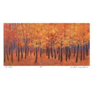  Autumn Light by Ken Elliott. size 26 inches width by 44 