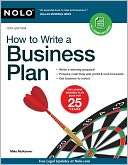   How to Write a Business Plan by Mike McKeever, NOLO 