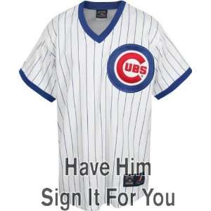  Ernie Banks Chicago Cubs Personalized Autographed Replica 