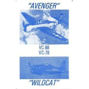  Avenger Wilcat Military Aircraft Single Swap Playing Card 