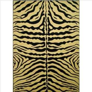  Silk Road Zebra Ivory Novelty Rug Size 2 x 3