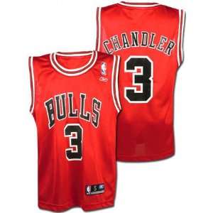  Tyson Chandler Red Reebok NBA Replica Chicago Bulls Jersey 