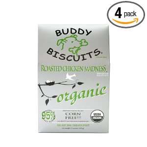 Cloud Star Organic Buddy Biscuits Dog Treats, Roasted Chicken Madness 