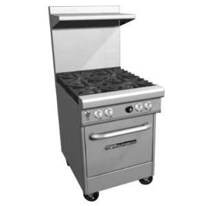   LP   24 in Restaurant Range w/ 4 Star Saute Standard Burners, Oven, LP