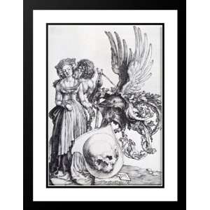  Durer, Albrecht 28x38 Framed and Double Matted Coat Of Arms 