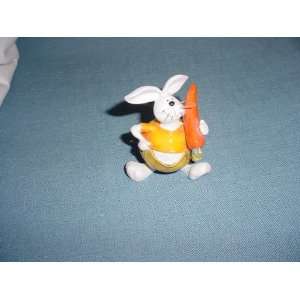  Bunny Rabbit with Carrot Figurine 
