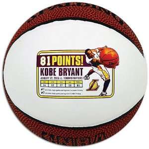 Lakers Spalding Kobe 81 Point Mini Basketball  Sports 