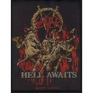  Slayer Hell Awaits Woven Patch 