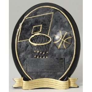  Basketball Charcoal Oval Award Trophy