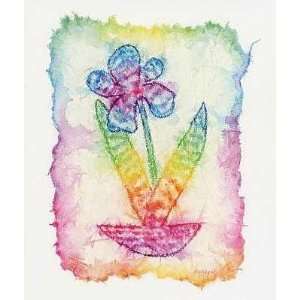  Tye Dye Floral I Poster Print